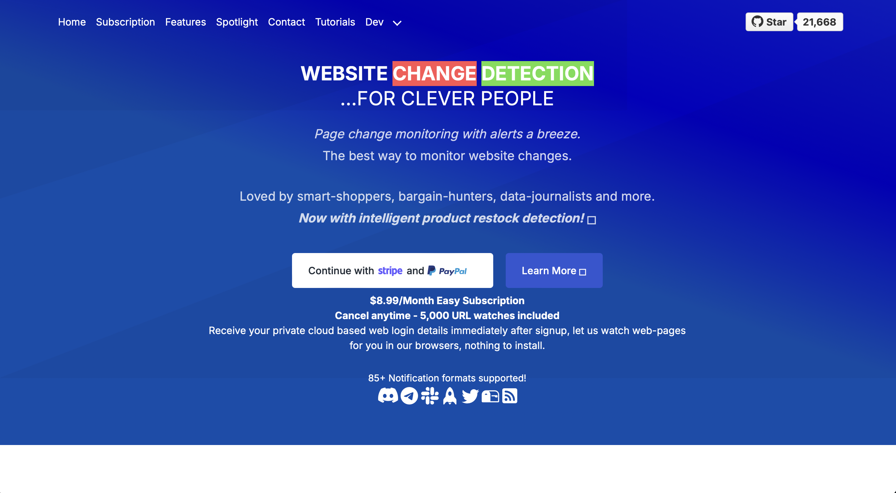 Changedetection