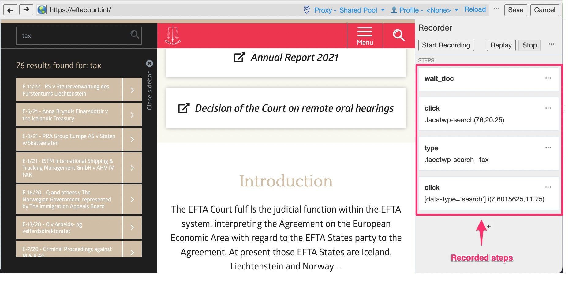 Distill.io Macro Recording